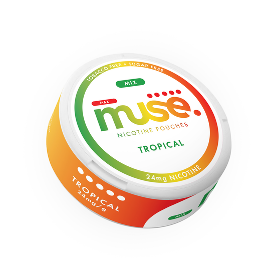 24mg Muse Nicotine Pouches - 20 Pouches - Flavour: Tropical