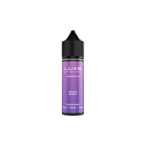0mg LUXE Original 50ml Shortfill (50VG/50PG) - Flavour: Rainbow