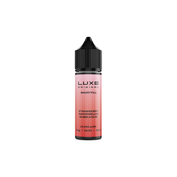 0mg LUXE Original 50ml Shortfill (50VG/50PG) - Flavour: Fizzy Cherry