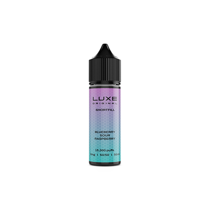 5 x 0mg LUXE Original 50ml Shortfill (50VG/50PG) - Multipack - Flavour: Strawberry Kiwi