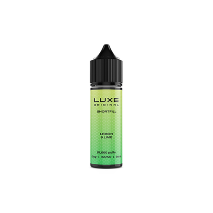 5 x 0mg LUXE Original 50ml Shortfill (50VG/50PG) - Multipack - Flavour: Blueberry Sour Raspberry
