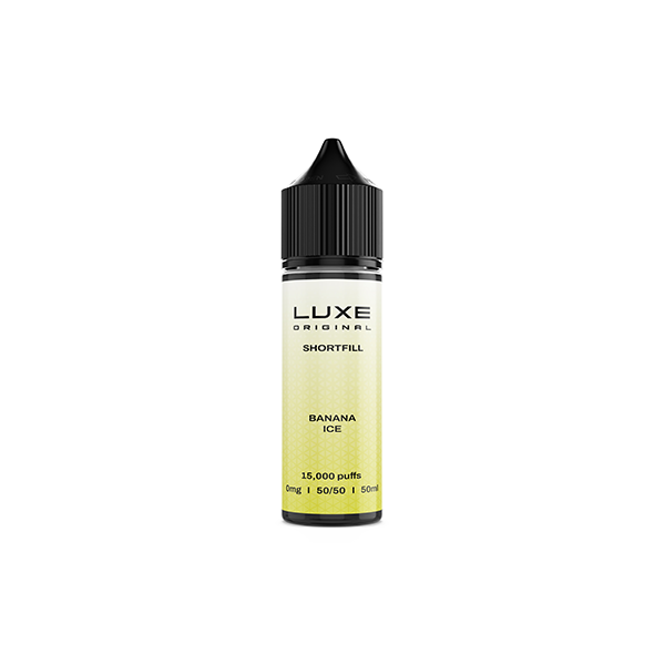 5 x 0mg LUXE Original 50ml Shortfill (50VG/50PG) - Multipack - Flavour: Strawberry Kiwi