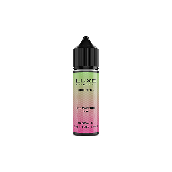 5 x 0mg LUXE Original 50ml Shortfill (50VG/50PG) - Multipack - Flavour: Strawberry Kiwi