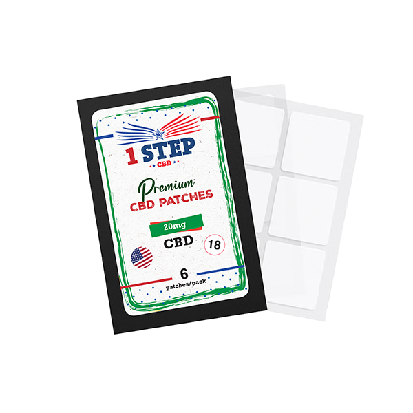 1 Step CBD 20mg CBD Patches - Quantity: 18 Patches