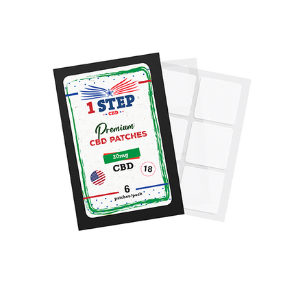 1 Step CBD 20mg CBD Patches - Quantity: 18 Patches
