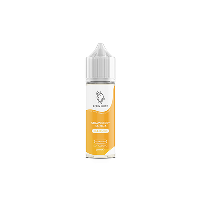 Bulk Buy 0mg EFFIN Juice 50ml Shortfill (50VG/50PG) - Multipacks (10, 25 & 50) - Stoptober Special Offer! - Flavour: EFF Berg & Quantity: 25x