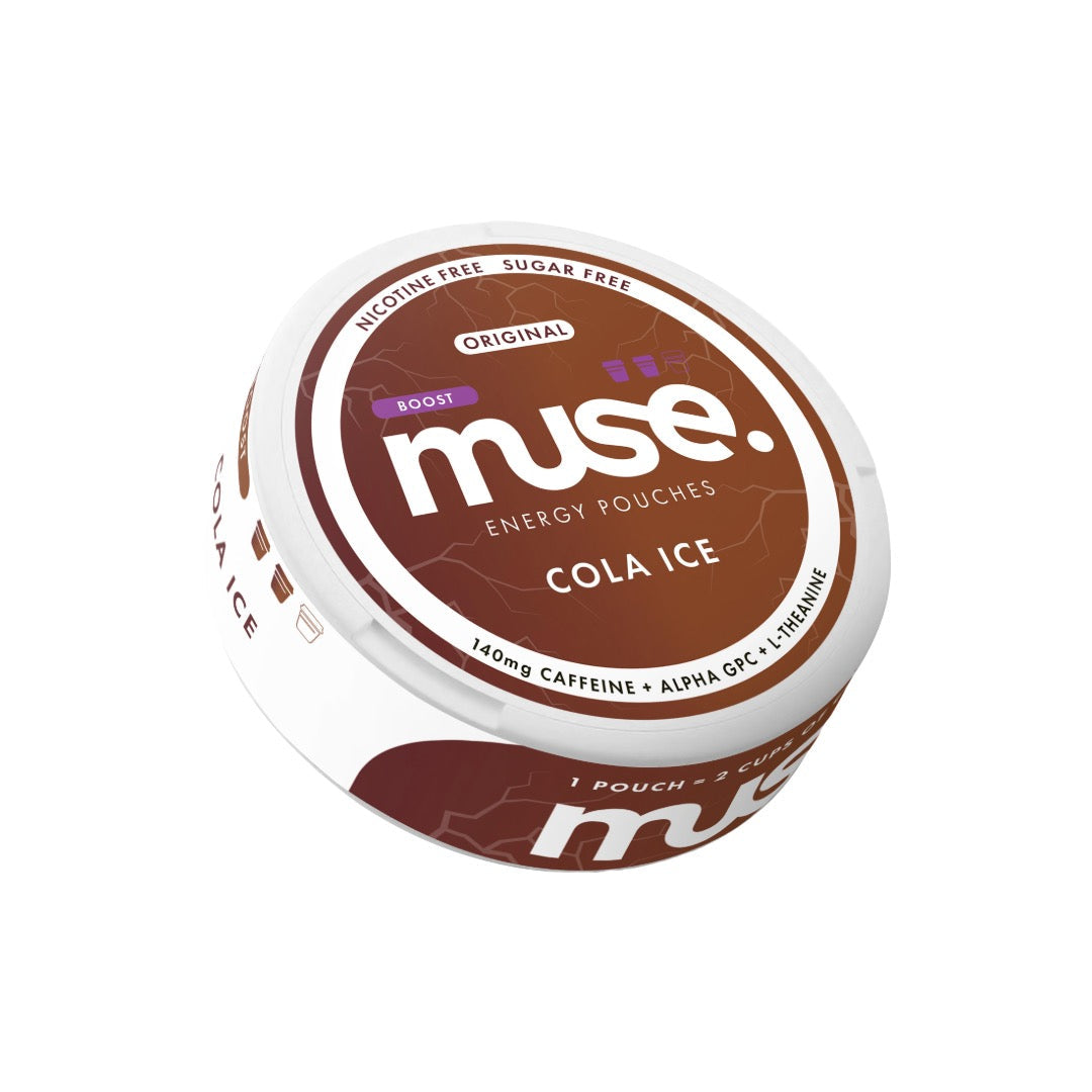 140mg Muse Boost Energy Pouches (UK Made) - 20 Pouches - Flavour: Liquorice