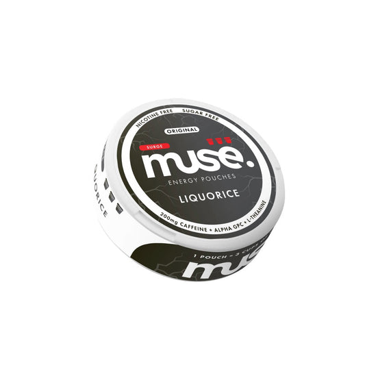 200mg Muse Surge Energy Pouches (UK Made) - 20 Pouches - Flavour: Strawberry Raspberry Cherry