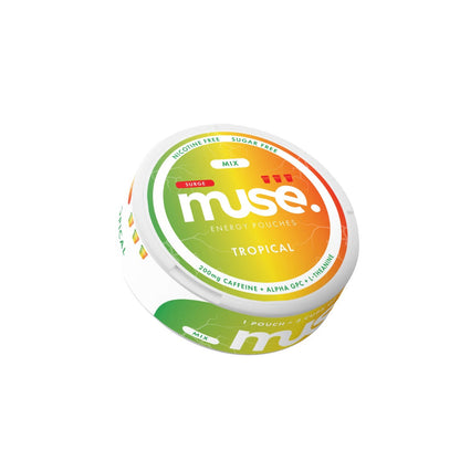 200mg Muse Surge Energy Pouches (UK Made) - 20 Pouches - Flavour: Tropical