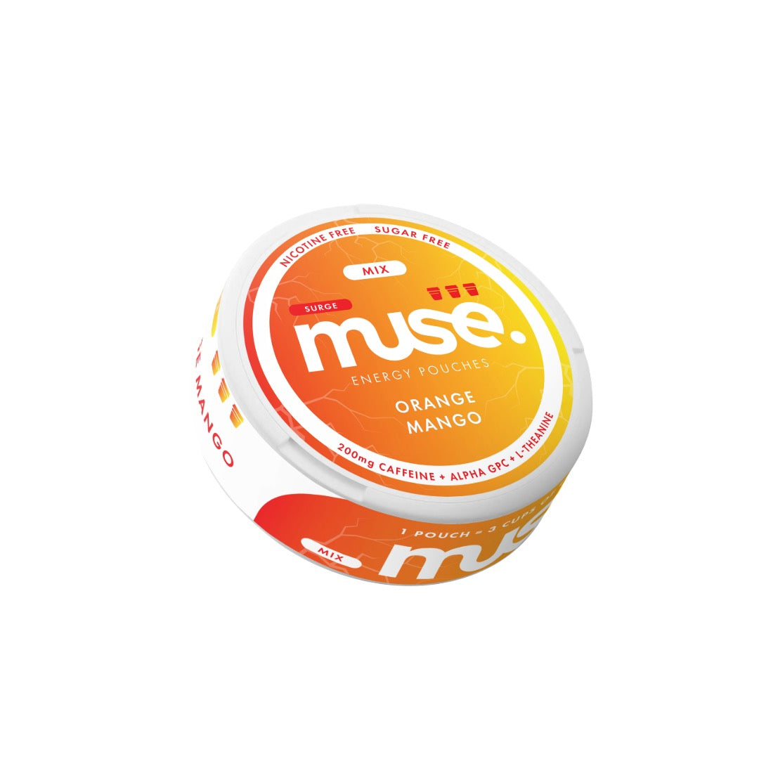 200mg Muse Surge Energy Pouches (UK Made) - 20 Pouches - Flavour: Tropical