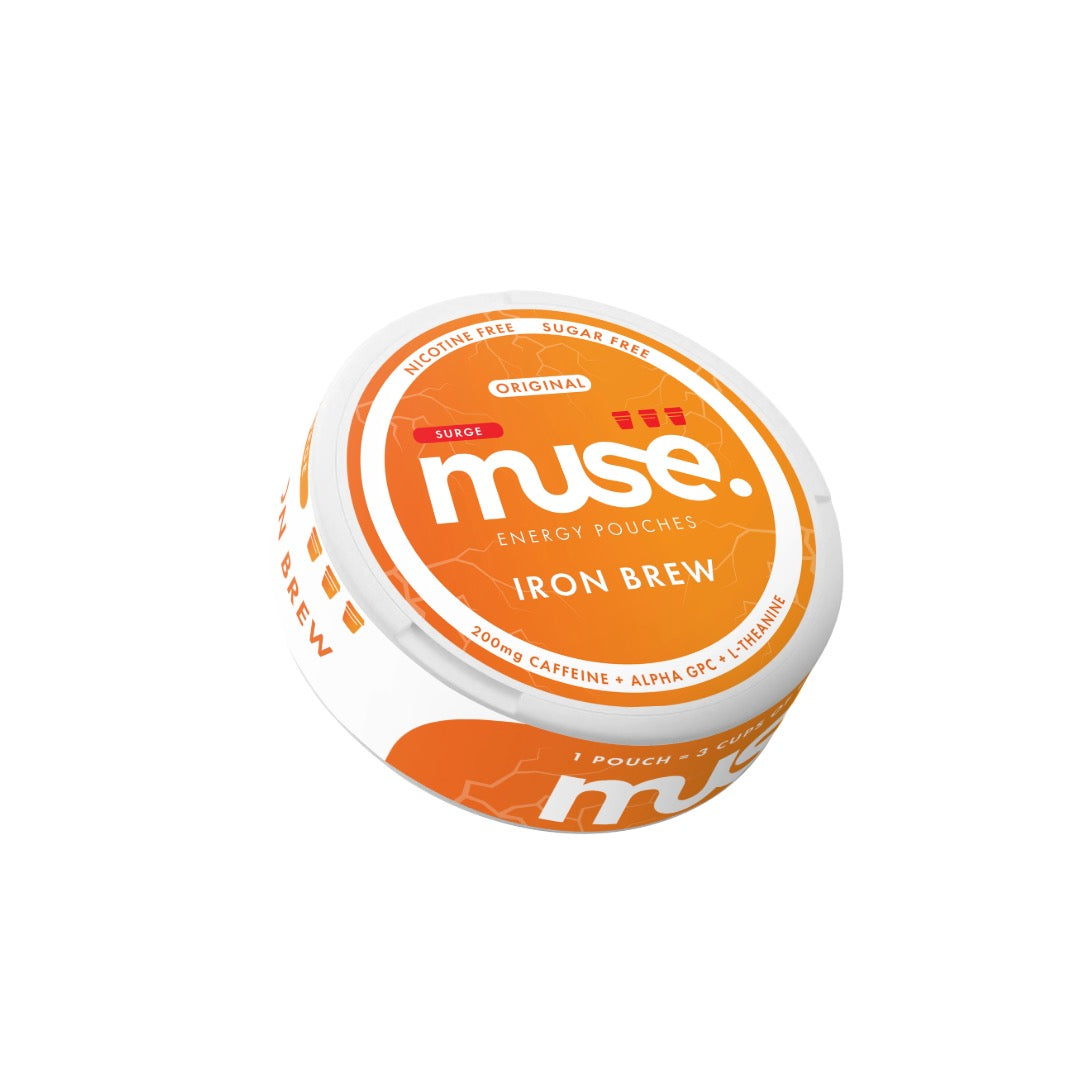 200mg Muse Surge Energy Pouches (UK Made) - 20 Pouches - Flavour: Creamy Coffee