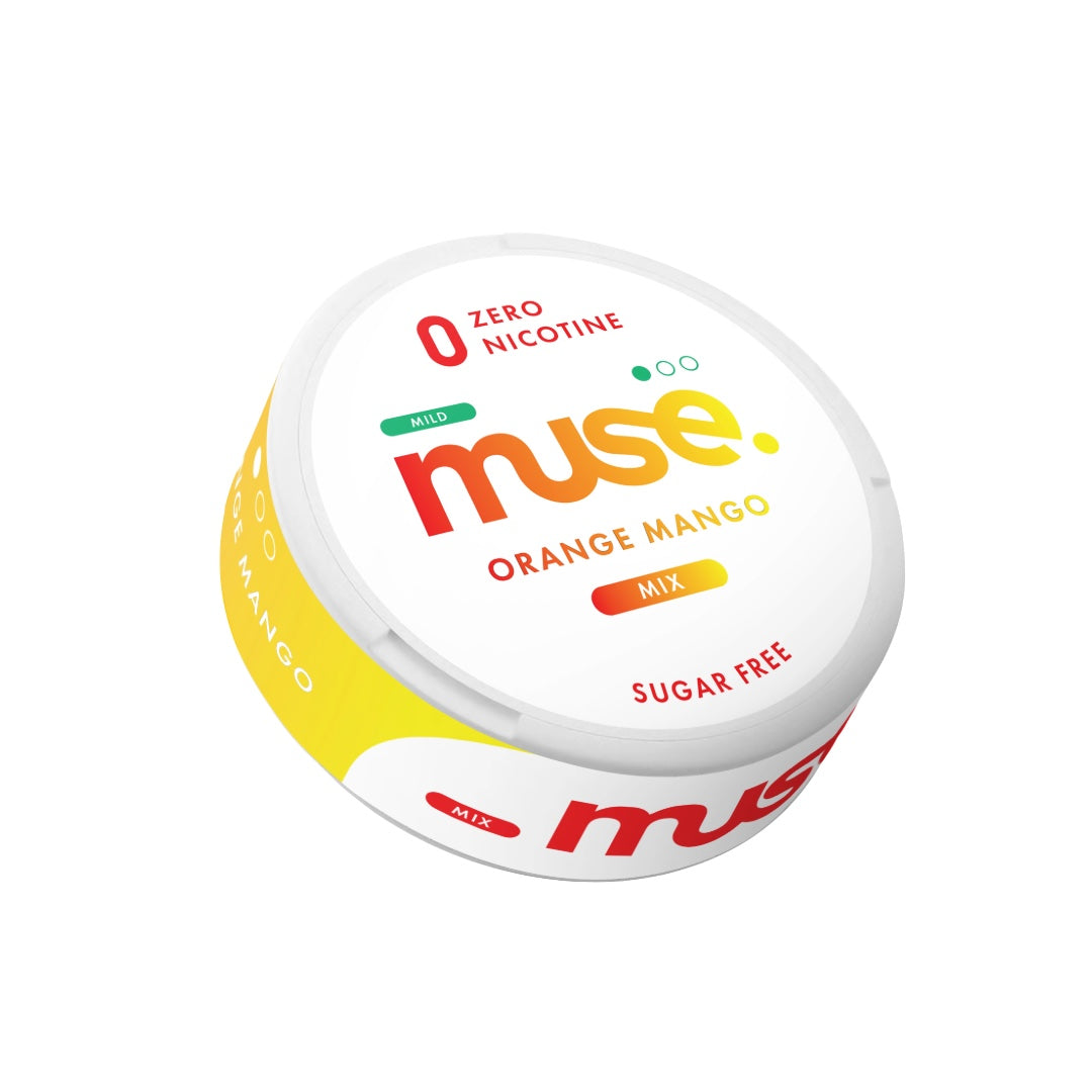 Muse Mild No Nic Pouches (UK Made) - 20 Pouches - Flavour: Orange Mango