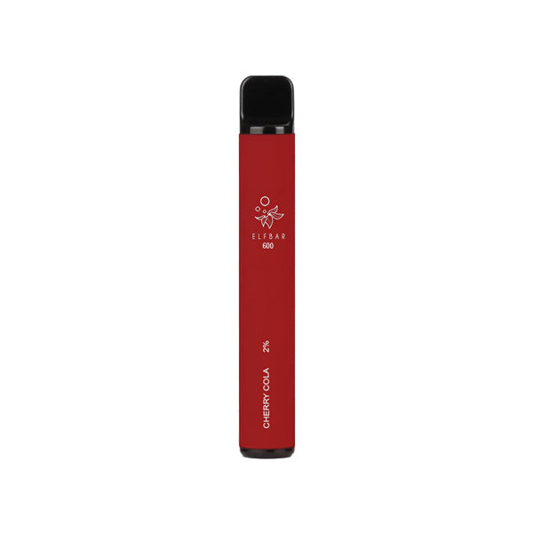 20mg ELF Bar Disposable Vape Pod 600 Puffs - Flavour: Lychee Ice