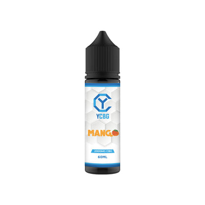 yCBG 2000mg CBG E-liquid 60ml (BUY 1 GET 1 FREE) - Flavour: Orange