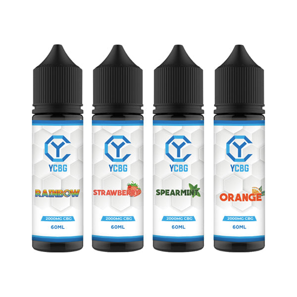 yCBG 2000mg CBG E-liquid 60ml (BUY 1 GET 1 FREE) - Flavour: Orange