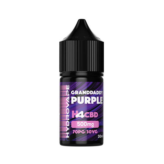 Hydrovape 500mg H4 CBD E-liquid 30ml (70VG/30PG) - Flavour: Grand Daddy Purple