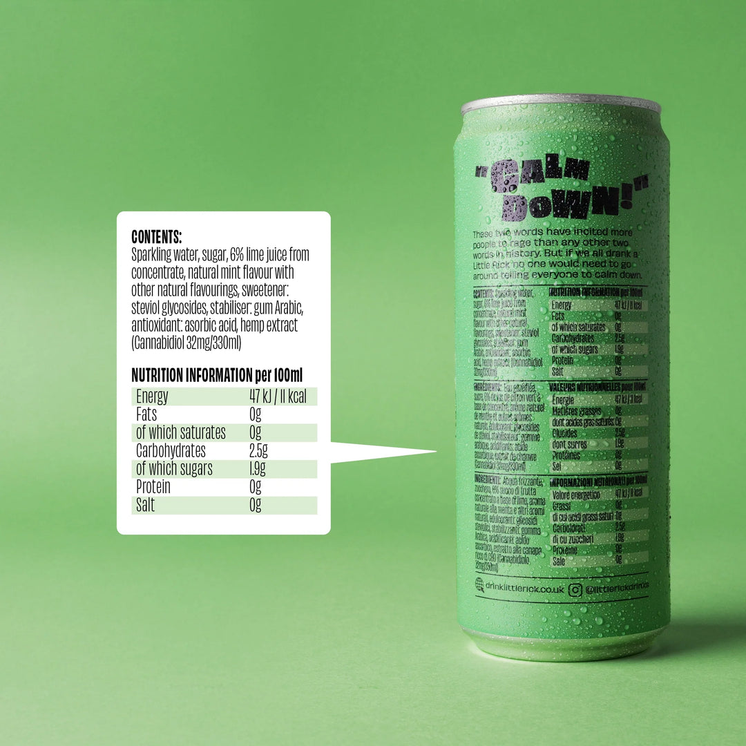 Mint & Lime - CBD drink