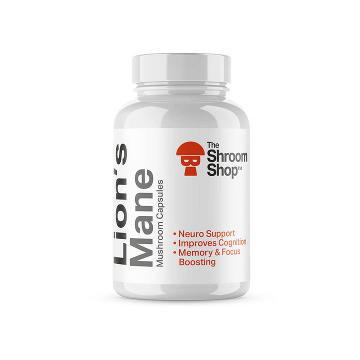The Shroom Shop - Lion's Mane Mushroom Capsules - BUY 1 GET 1 FREE
