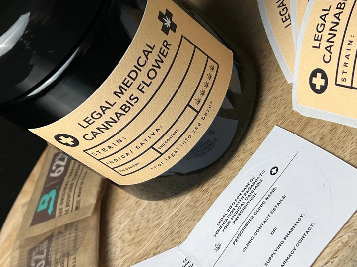 Medical Cannabis UV Storage Jar + FREE Humidity Packs