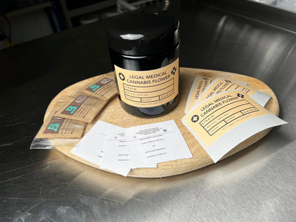 Medical Cannabis UV Storage Jar + FREE Humidity Packs