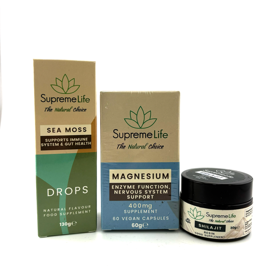 Supreme CBD - The Ultimate Detox Bundle: Sea Moss, Shilajit and Magnesium