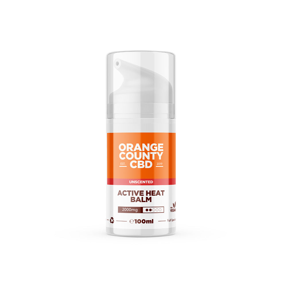 Orange County CBD - 2000mg CBD Active Heat Balm (100ml)