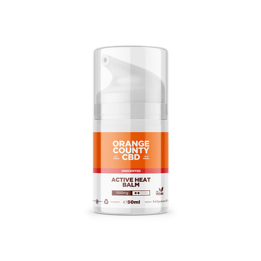 Orange County CBD - 1000mg CBD Active Heat Balm (50ml)