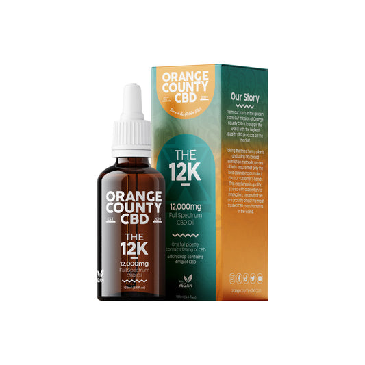 Orange County CBD - 12000mg CBD Oil (100ml)