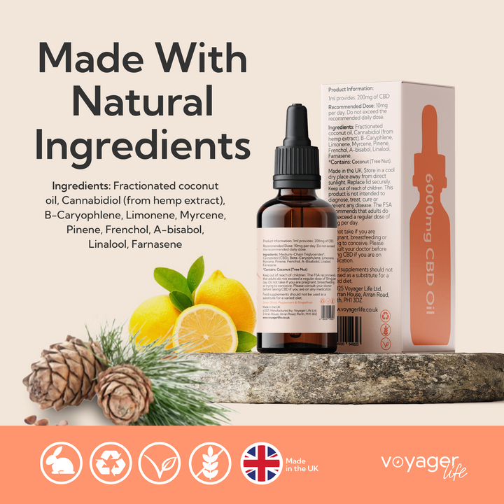 Voyager Life CBD Peace Oil 6000mg