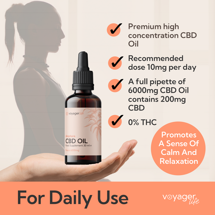 Voyager Life CBD Peace Oil 6000mg