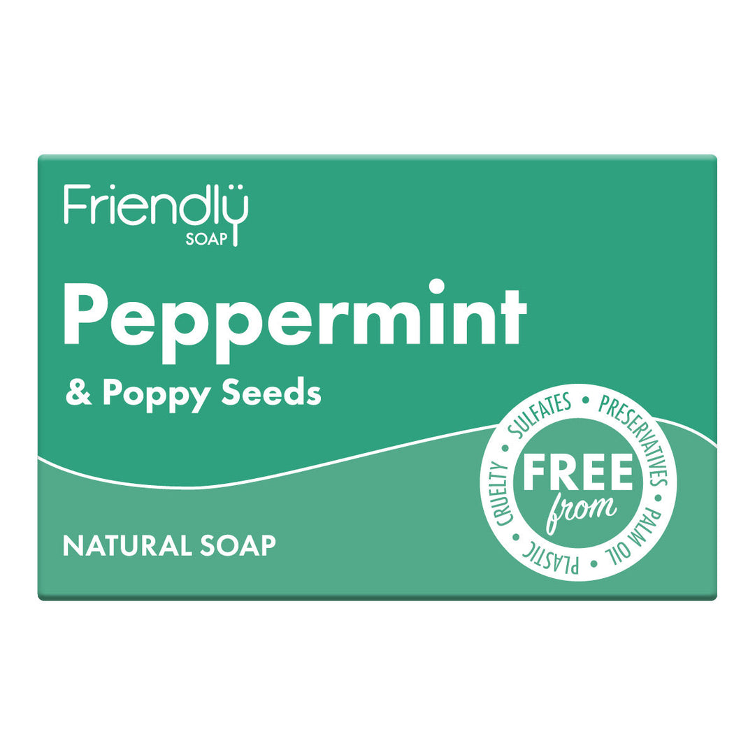 The Positive Company - Peppermint & Poppyseeds Natural Soap