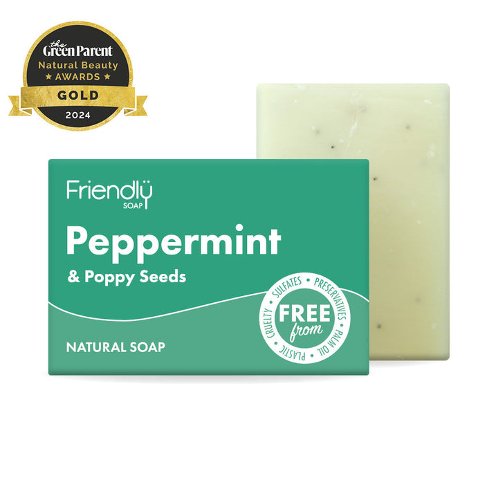 The Positive Company - Peppermint & Poppyseeds Natural Soap