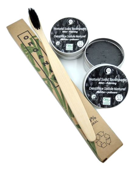 The Positive Company - Natural Organic Solid Toothpaste with Charcoal