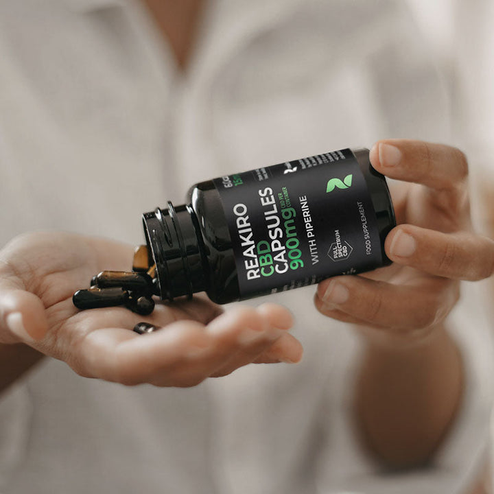 CBD Vegan Capsules with Piperine 900mg 60pcs