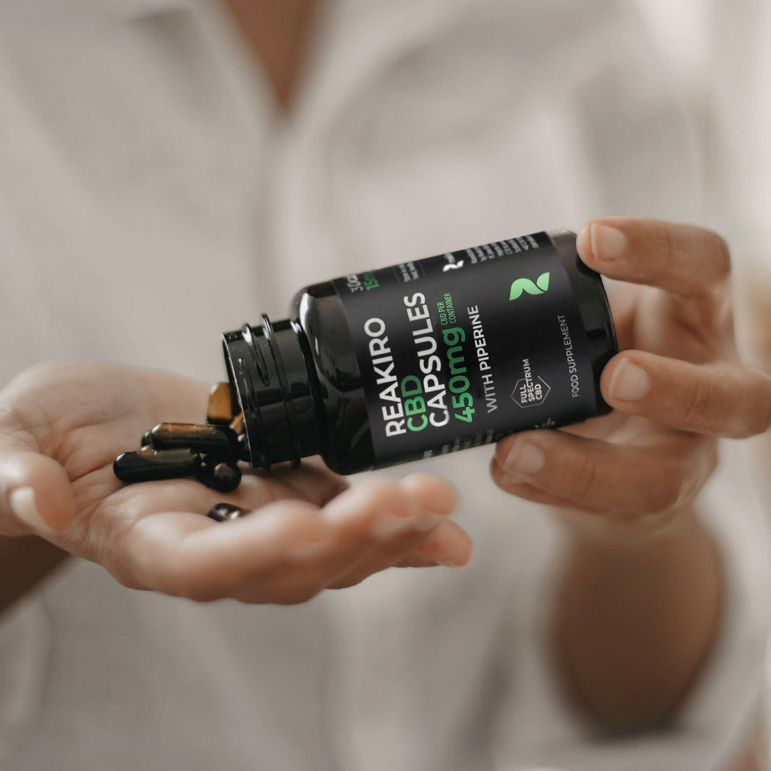 CBD Vegan Capsules with Piperine 450mg 30pcs