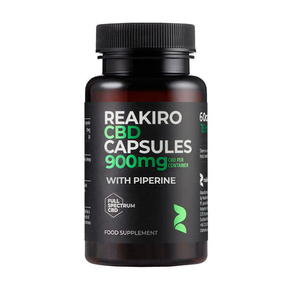 CBD Vegan Capsules with Piperine 900mg 60pcs