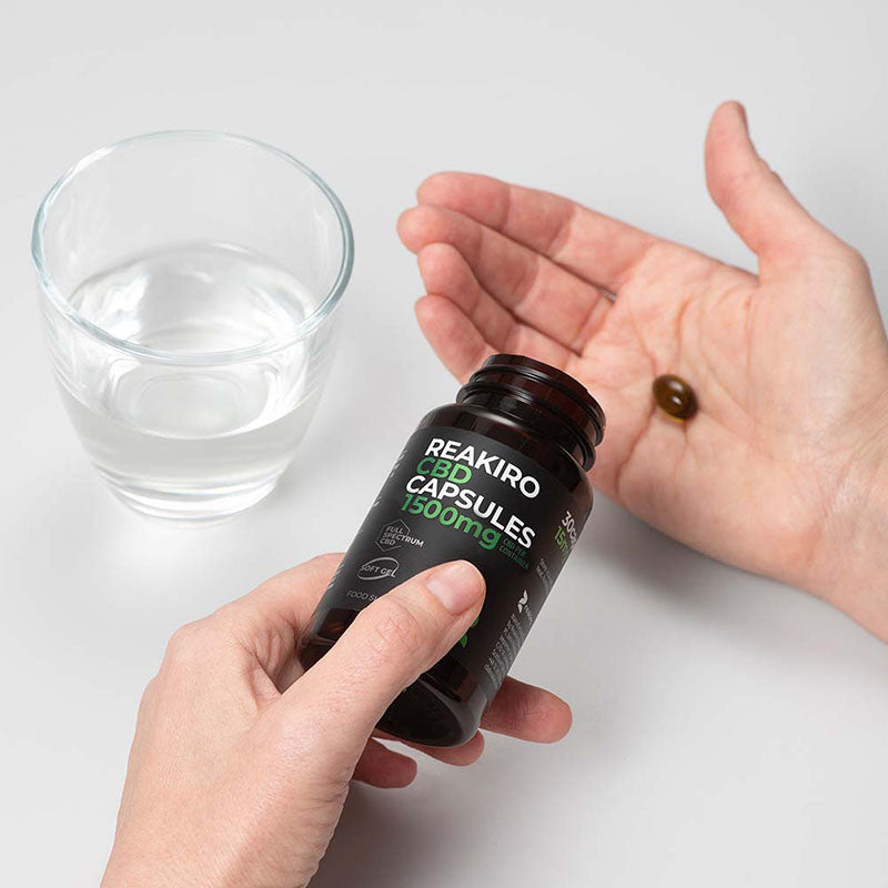 Reakiro Hemp CBD Soft Gel Capsules 1500mg 30pcs