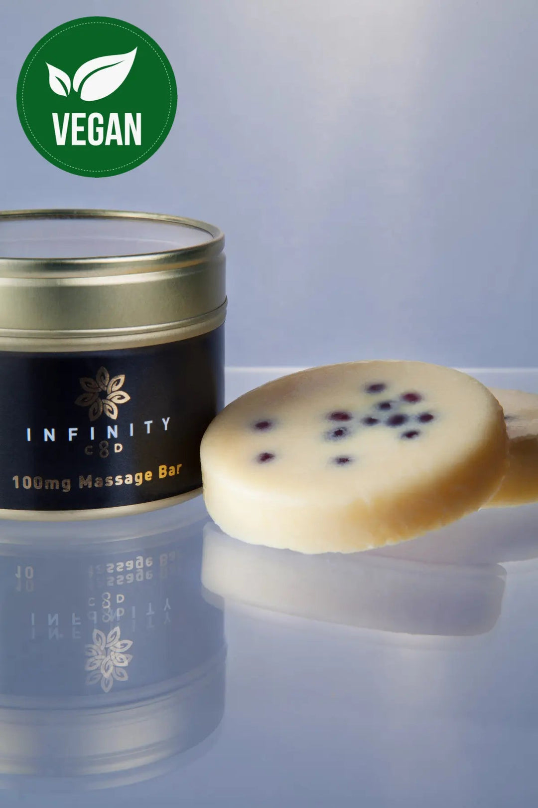 Infinity CBD - Relax CBD Massage Bar 100mg Vegan Friendly