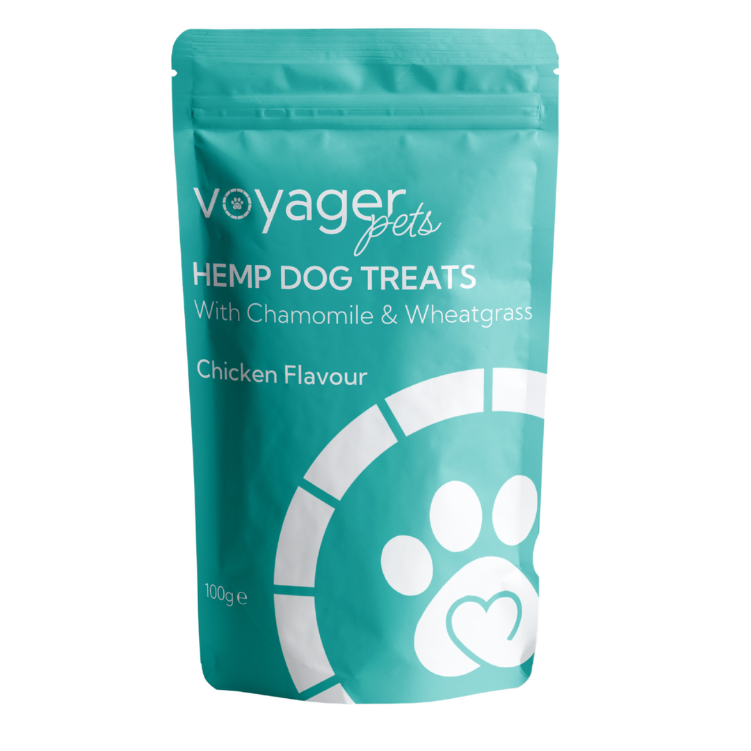 Hemp Dog Treats 100g Crunchy Chicken Flavour - Calming