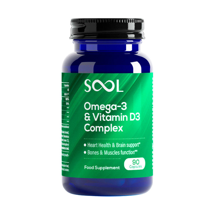 Omega-3 & Vitamin D3 Complex Soft Gel Capsules 90pcs