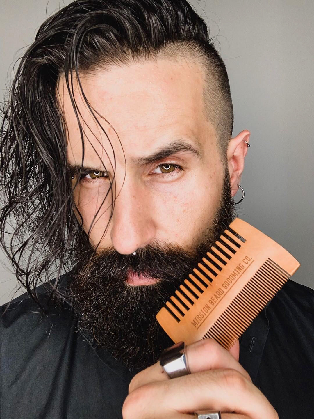 Pearwood Beard Comb