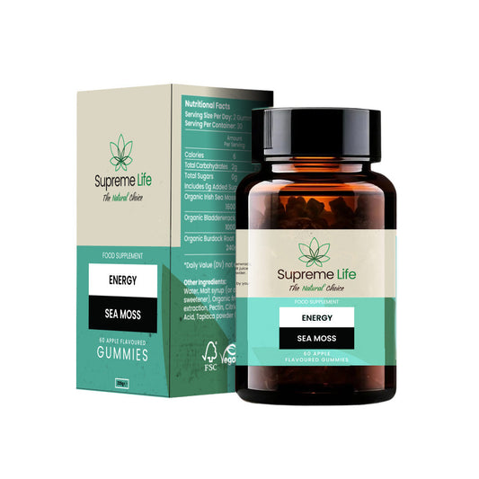 Supreme CBD - Sea Moss Gummies (60x Apple Flavour Gummies)