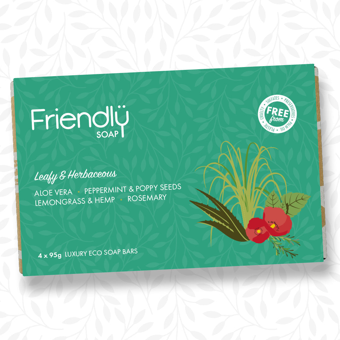 The Positive Company - Natural Soap Selection - Leafy & Herbaceous