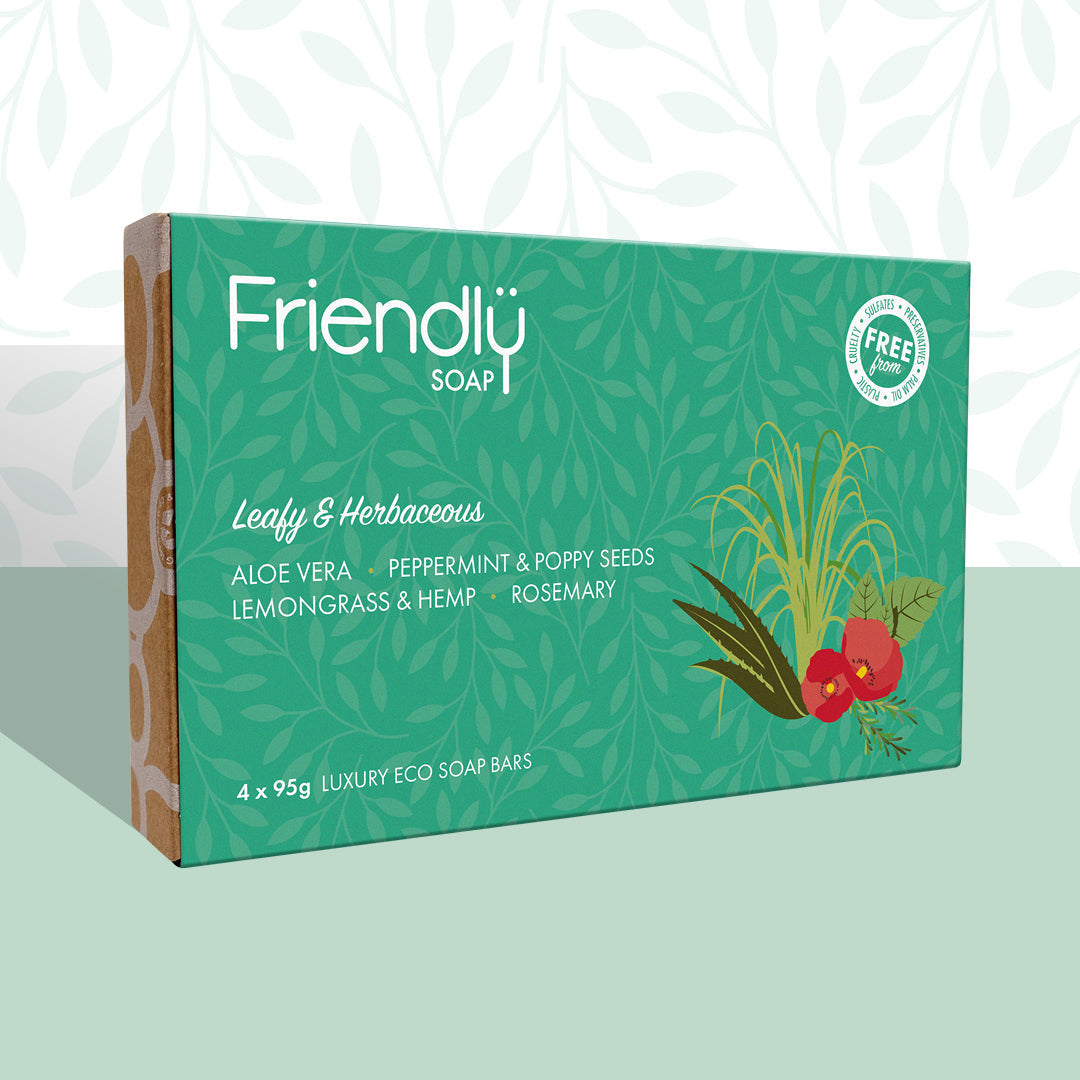 The Positive Company - Natural Soap Selection - Leafy & Herbaceous