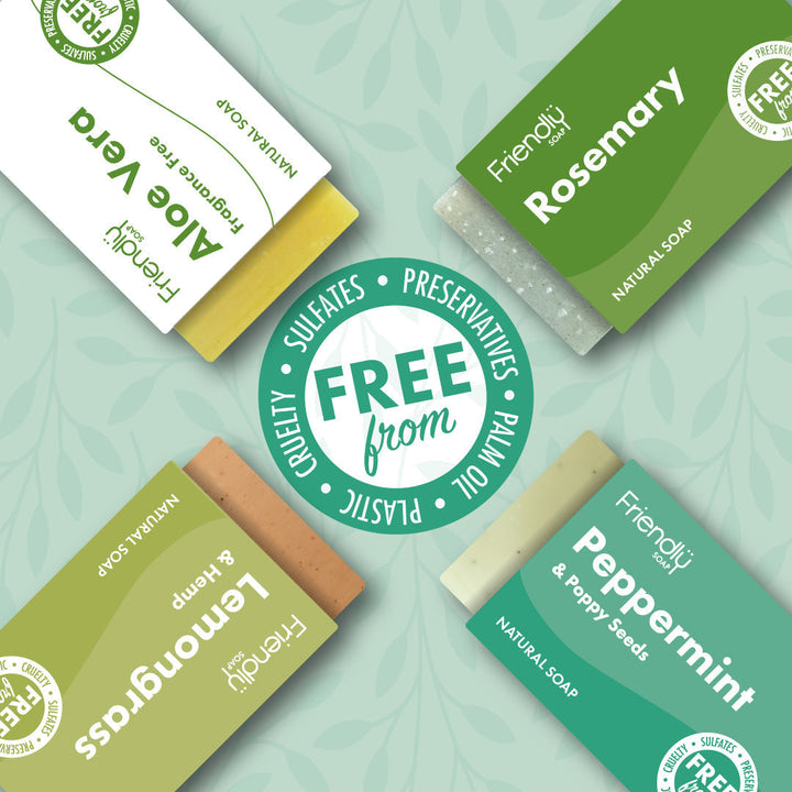 The Positive Company - Natural Soap Selection - Leafy & Herbaceous