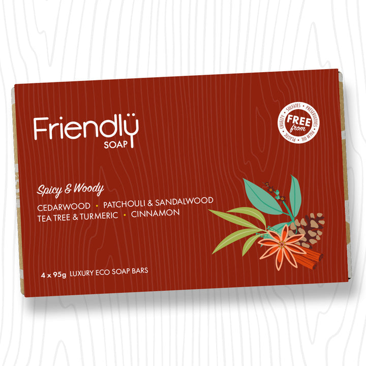 The Positive Company - Natural Soap Selection - Spicy & Woody