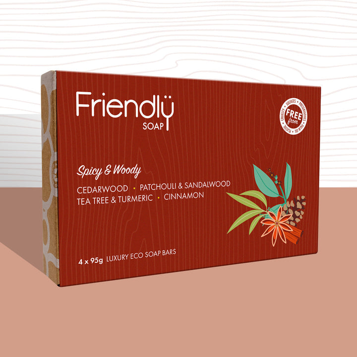 The Positive Company - Natural Soap Selection - Spicy & Woody