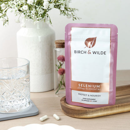 Elemental Selenium Supplement Capsules x 60 | 2 Month Refill Pouch