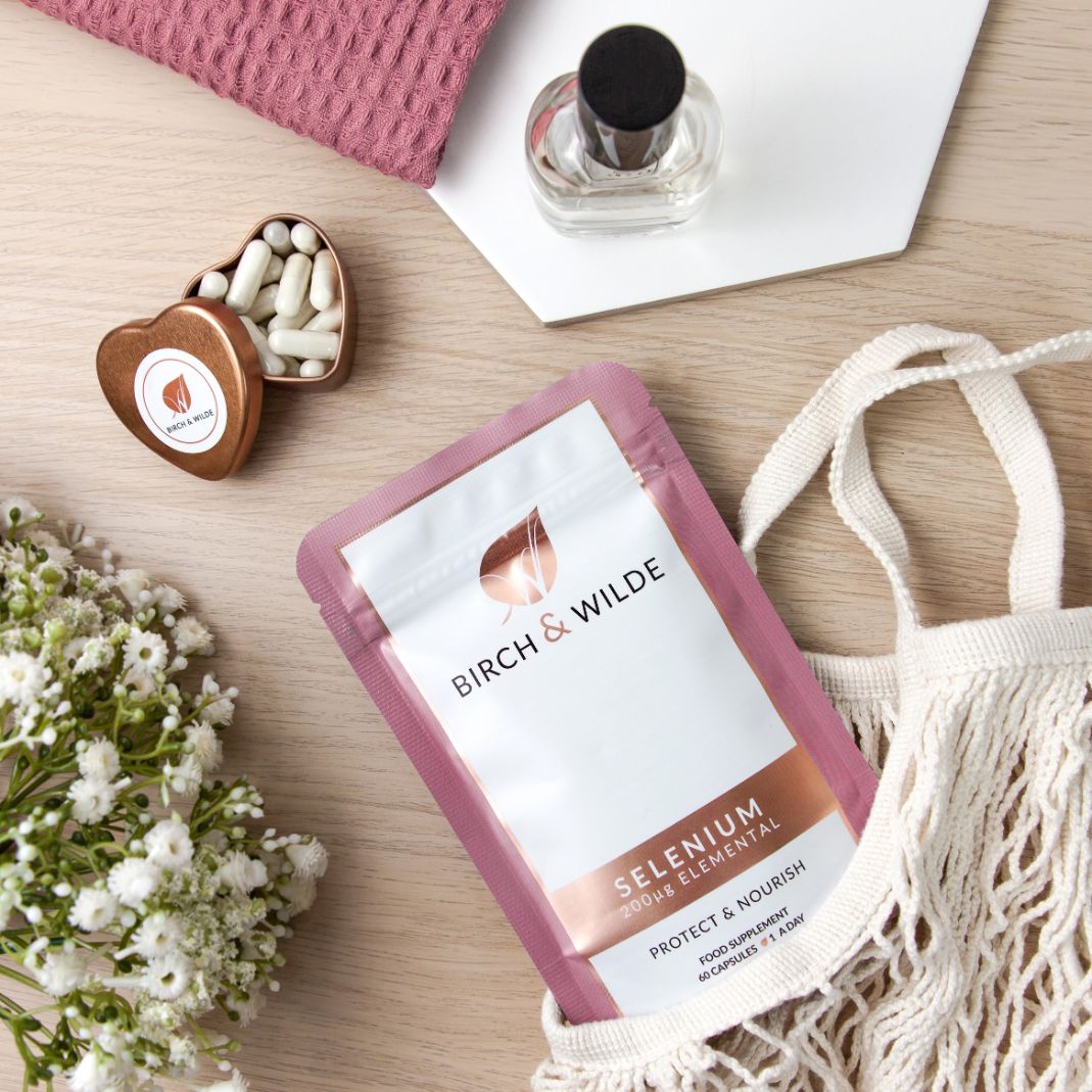 Elemental Selenium Supplement Capsules x 60 | 2 Month Refill Pouch