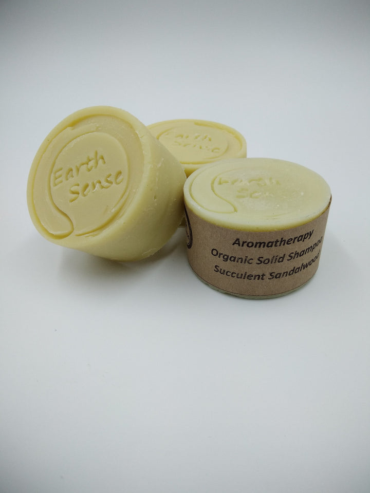 The Positive Company - Organic Certified Balancing Solid Shampoo - Sandalwood - Normal & all Hair Types 60g